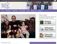 Tablet Screenshot of lebanonrescuemission.org